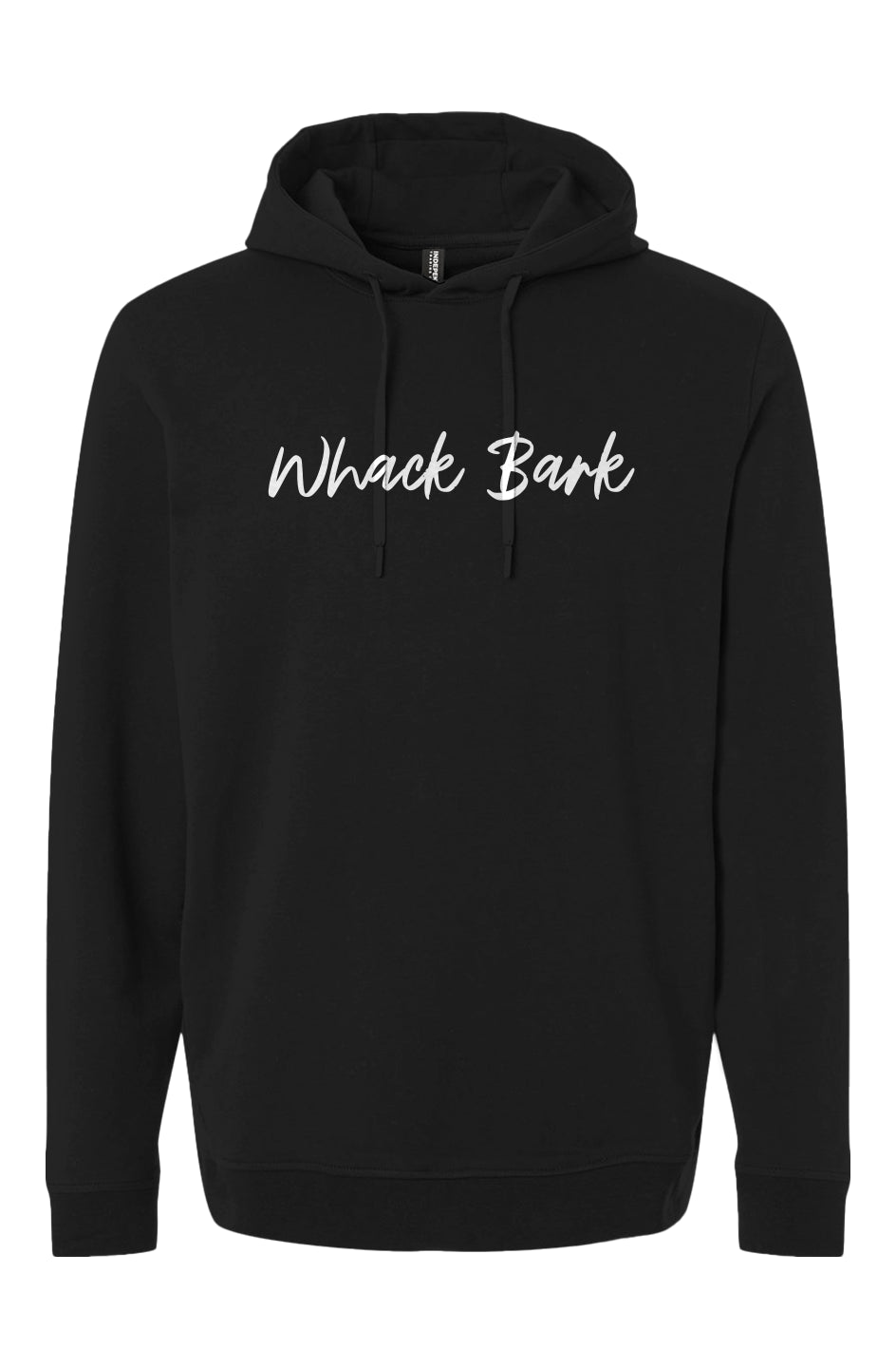 Whack Bark Hooded Sweatshirt - black