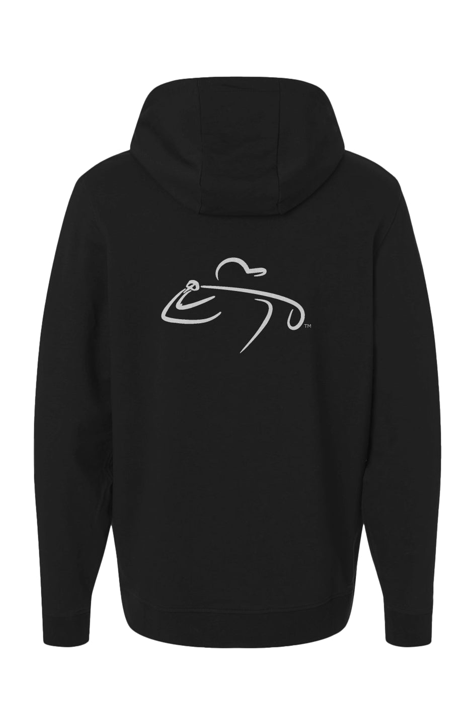 Whack Bark Hooded Sweatshirt - black